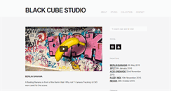 Desktop Screenshot of blackcubestudio.com